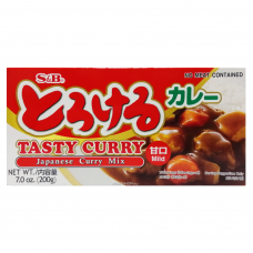 Соус карри 10 порций S&B Torokeru Curry Medion, 180гр