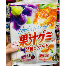 Мармелад с фруктовым соком 2 вкуса Meiji Juice Gummy