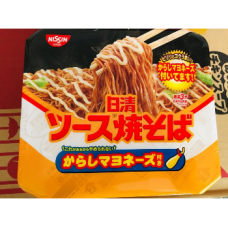 NISSIN Лапша Якисоба с соусом и горчичным майонезом, 108 г.